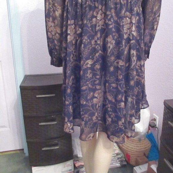 Y2K Torrid Babydoll Top Size 1X Tunic Faux Wrap Whimsigoth Fairy Grunge Witchy - Picture 10 of 12